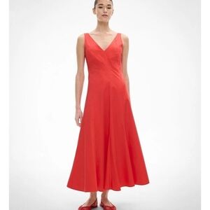 Witchery AUSTRALIA Vibrant Flame Red Midi Dress